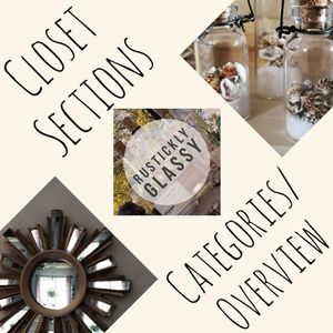 Sections/Categories Listed Here!